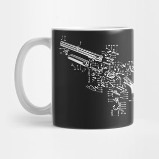 shotgun apart Mug